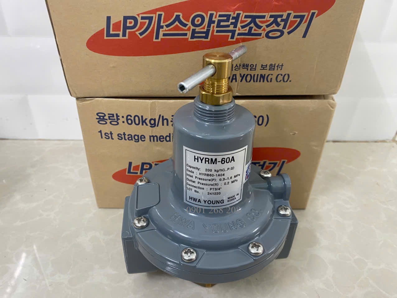 van dieu ap cap mot HYRM-60A Hwayoung Korea